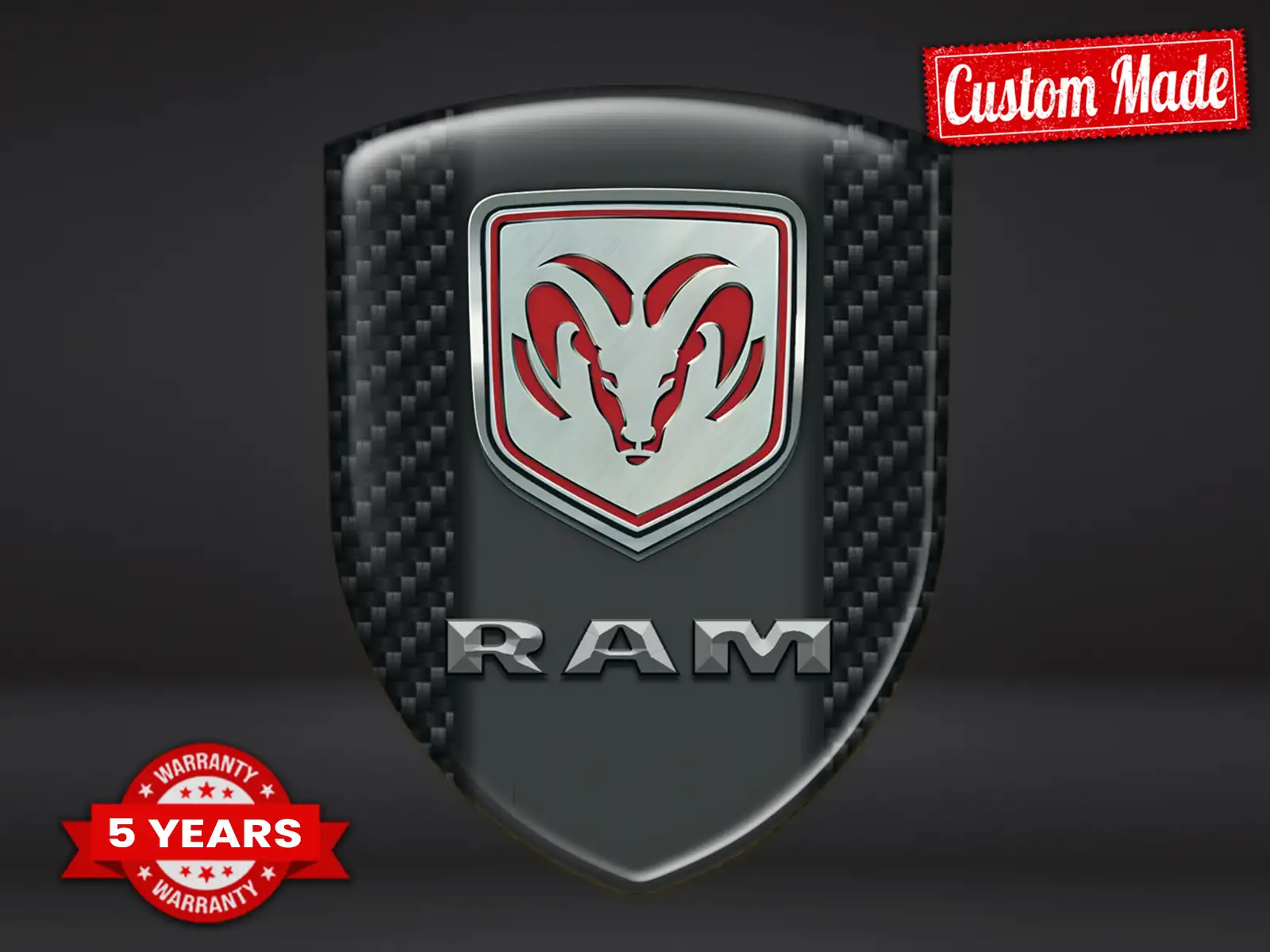 Dodge Adesivo Su Autoadesivi Look Custom Superiore Auto